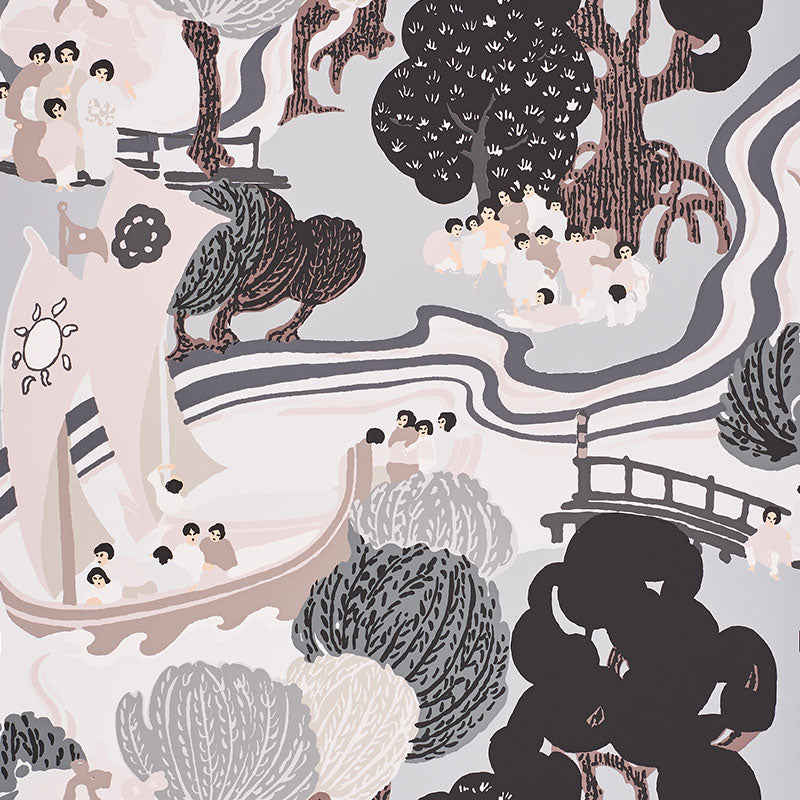 Schumacher PEARL RIVER OPAL  | Atlanta Fabrics