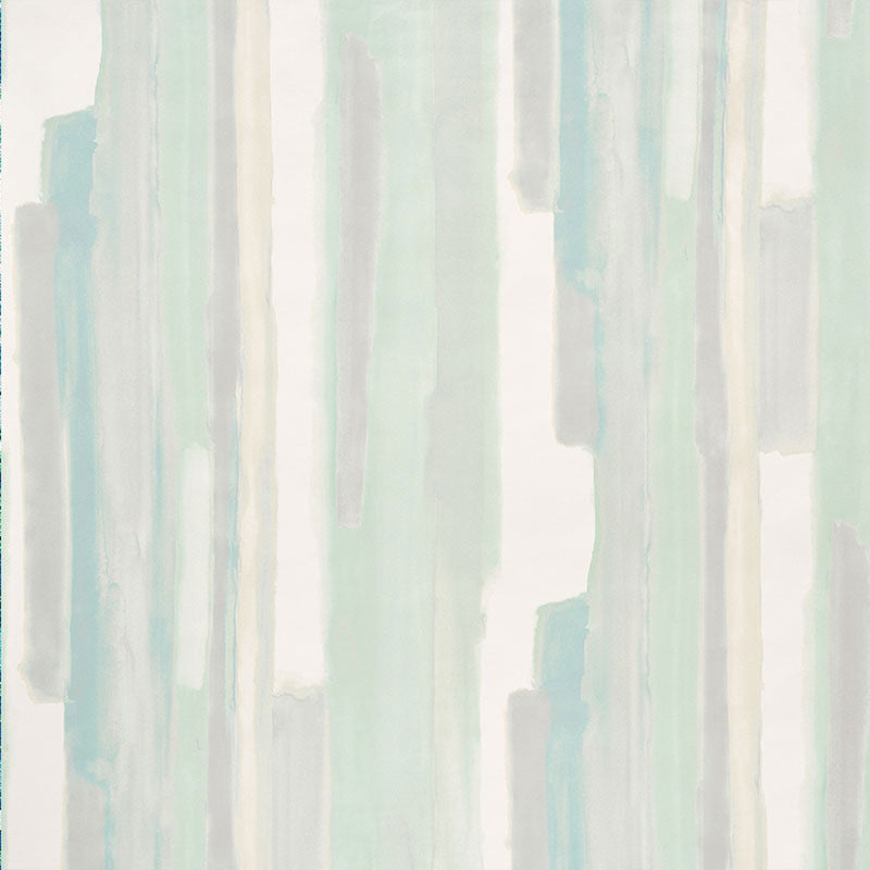 Schumacher Watercolor Celadon  | Atlanta Fabrics