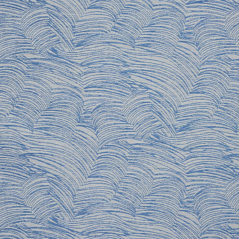 SCHUMACHER JETE BLUE WALLCOVERING | Atlanta Fabrics