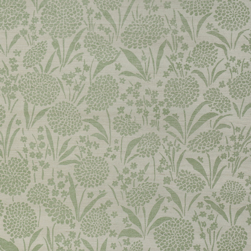 Schumacher Chrysanthemum Sisal Willow  | Atlanta Fabrics
