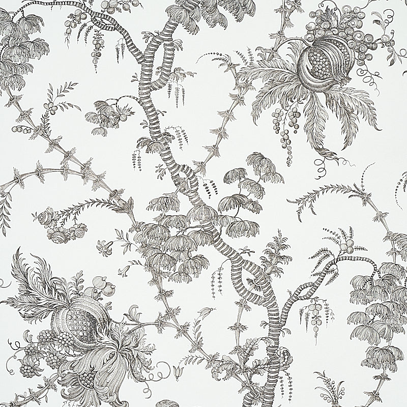 Schumacher SAN CRISTOBAL TOILE BLACK  | Atlanta Fabrics