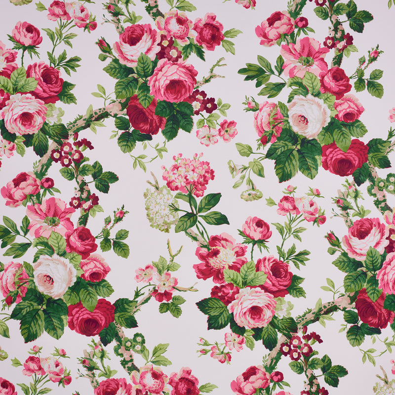 Schumacher Nancy Floral Rose  | Atlanta Fabrics