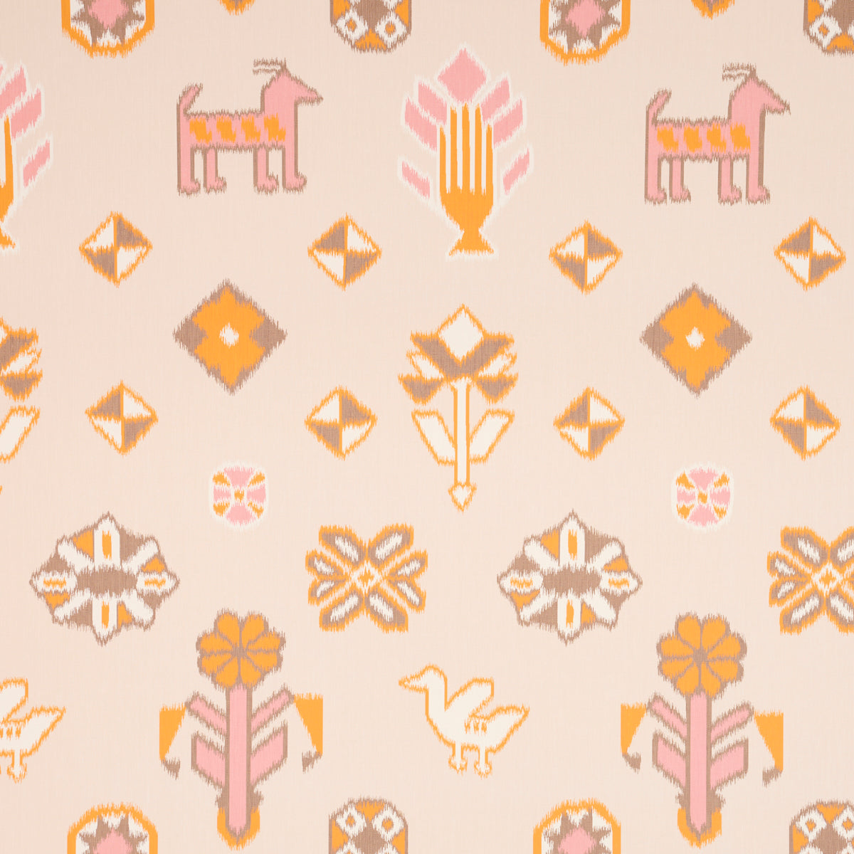 CHUSKA WARP PRINT PINK & ORANGE