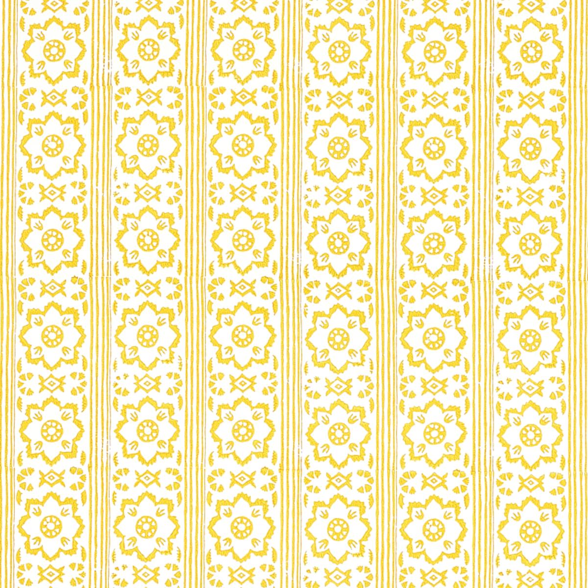 SUNDA HAND BLOCKED PRINT YELLOW