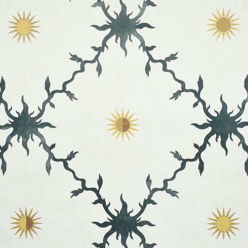 Schumacher PALLADIO TRELLIS BLACK  | Atlanta Fabrics