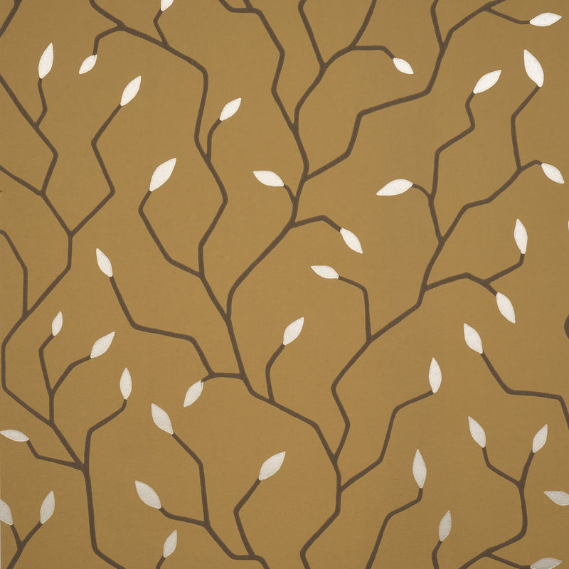 Schumacher Cymbeline Gold  | Atlanta Fabrics