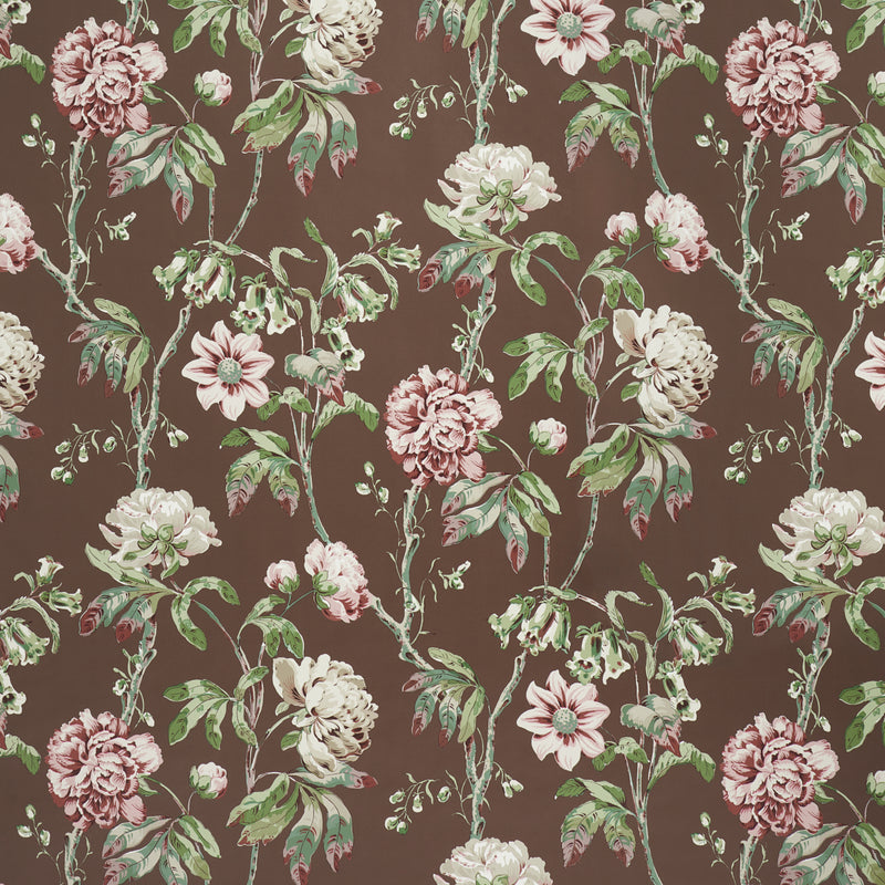 Schumacher Daydream Chocolate  | Atlanta Fabrics