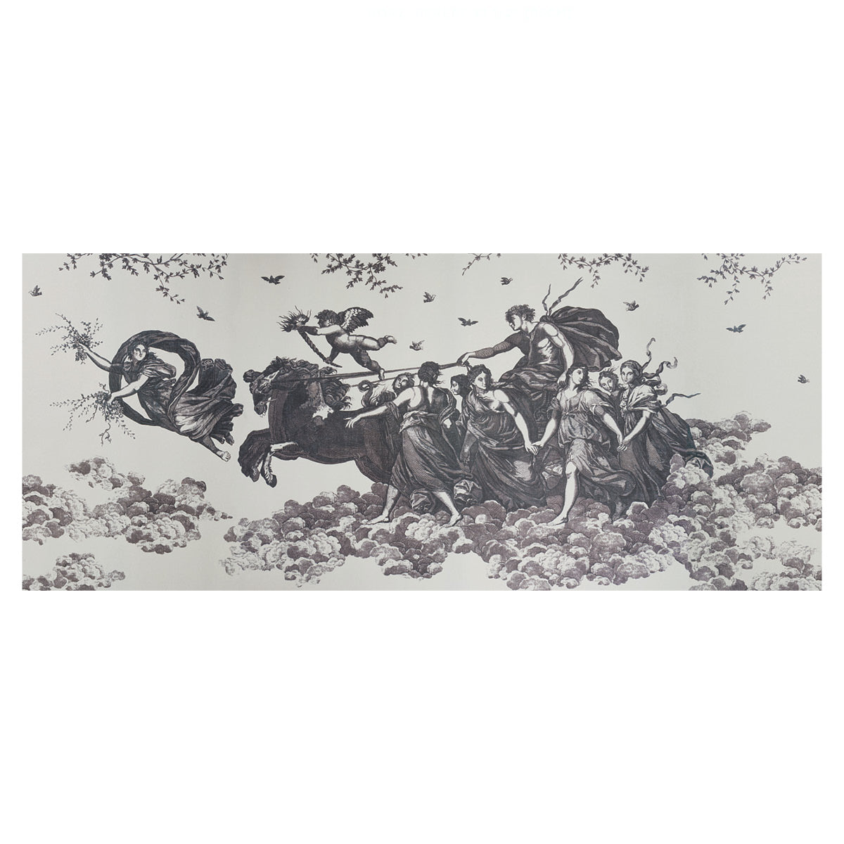 CHARIOT OF DAWN TOILE PANEL SET BLACK