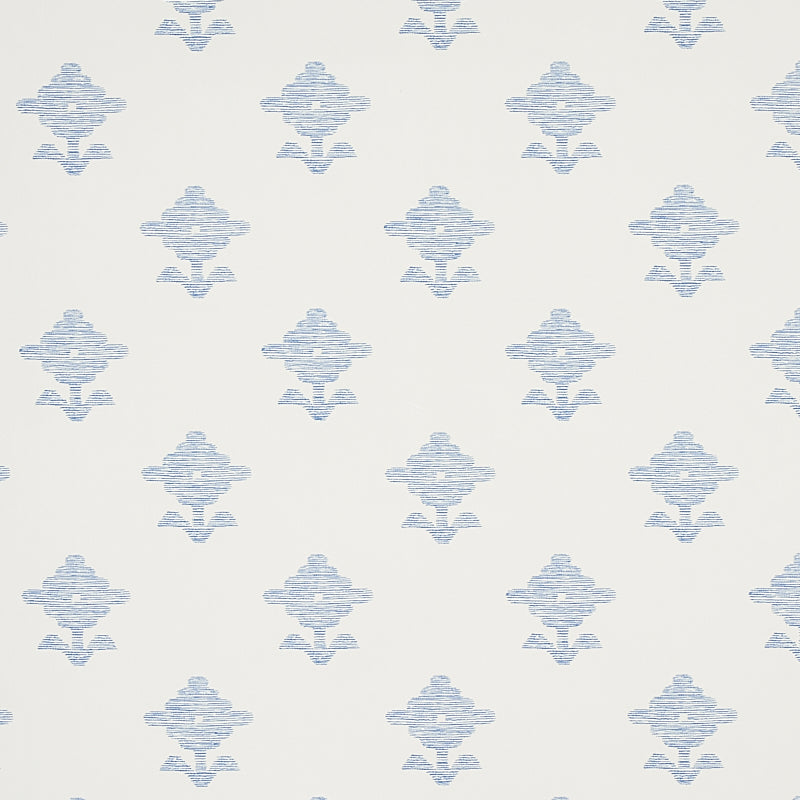 Schumacher RUBIA BLUE  | Atlanta Fabrics
