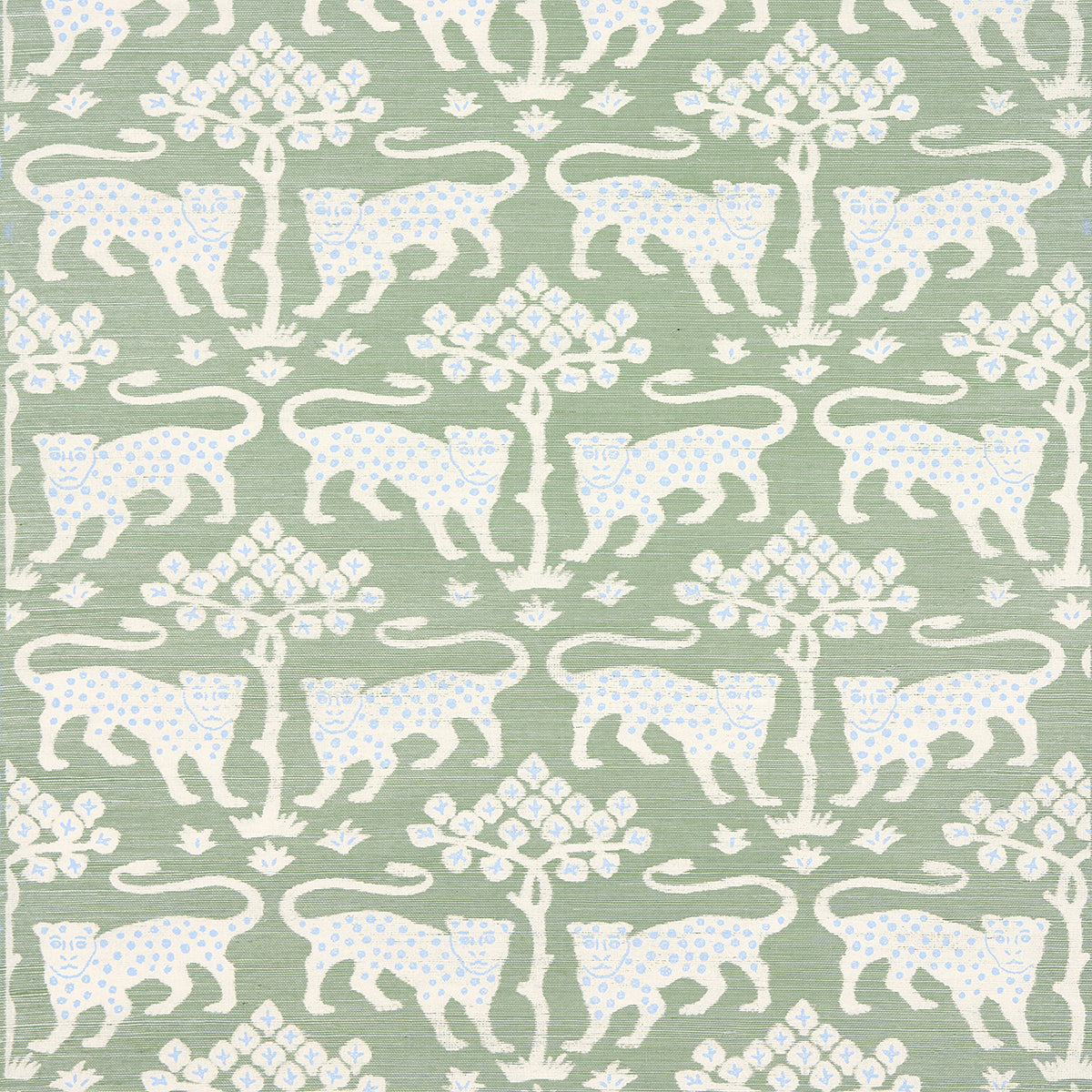 WOODLAND LEOPARD SISAL SEAGLASS
