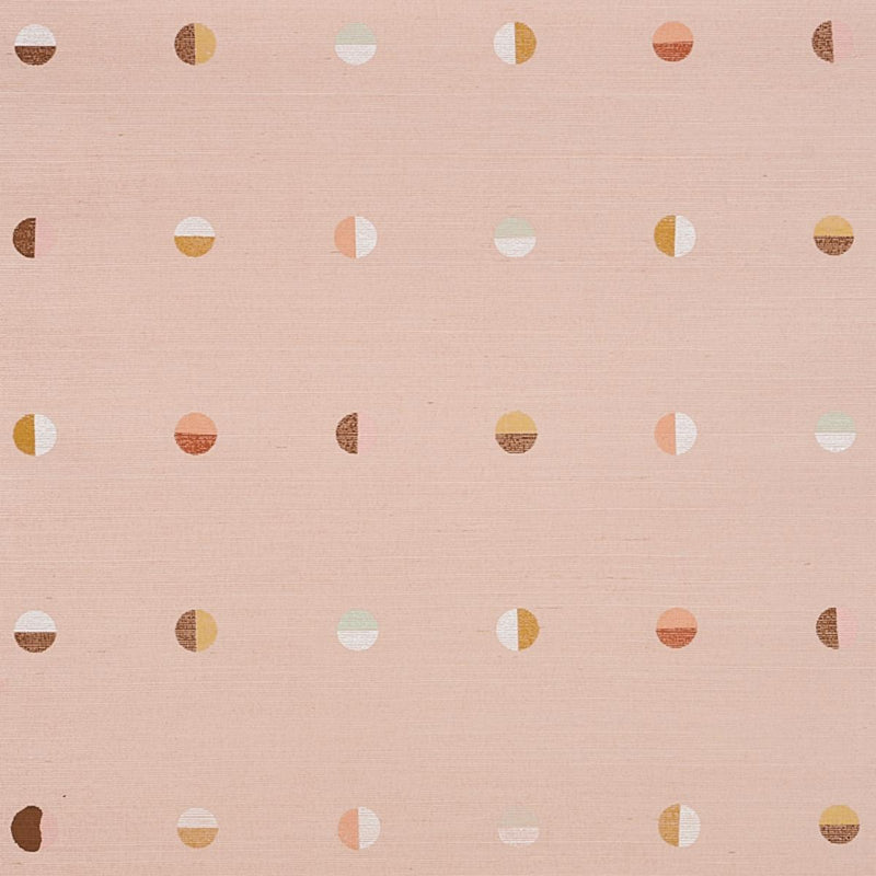 SCHUMACHER JOSHUA TREE HAND PRINTED SISAL PETAL WALLCOVERING | Atlanta Fabrics