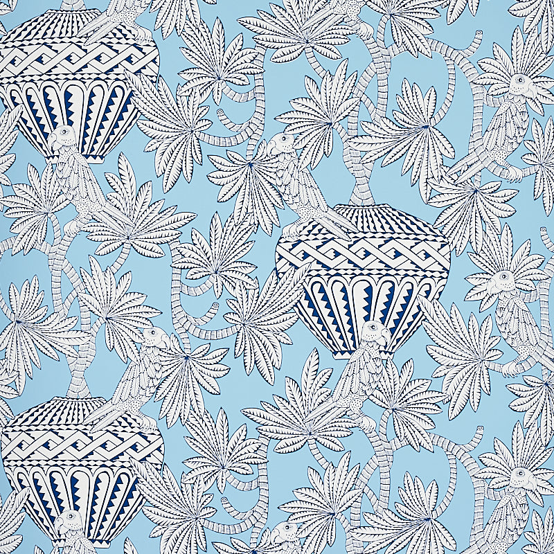 Schumacher SANTAREM SKY  | Atlanta Fabrics