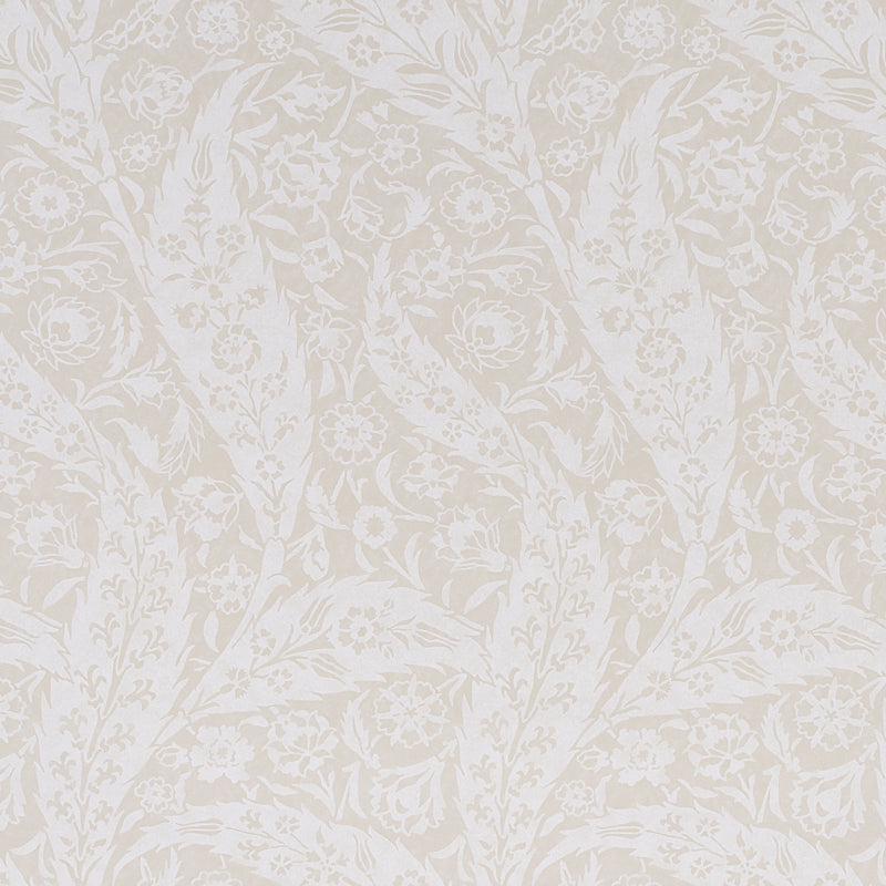 Schumacher SAZ PAISLEY IVORY  | Atlanta Fabrics