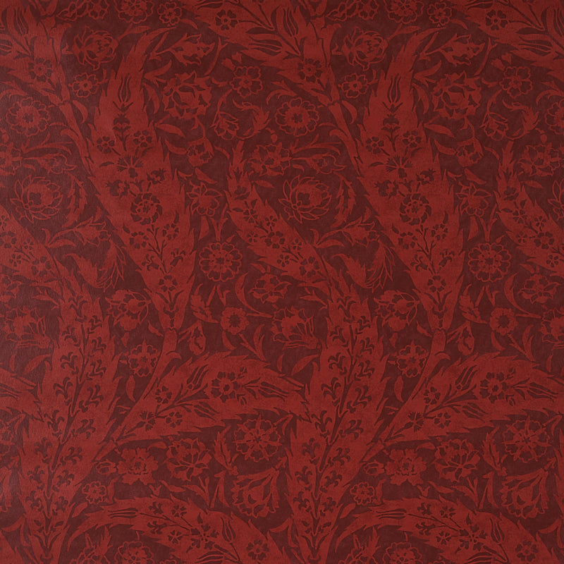 SAZ PAISLEY BURGUNDY