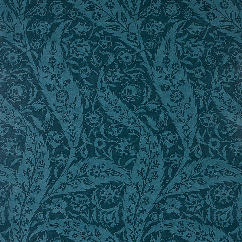 Schumacher SAZ PAISLEY PEACOCK  | Atlanta Fabrics