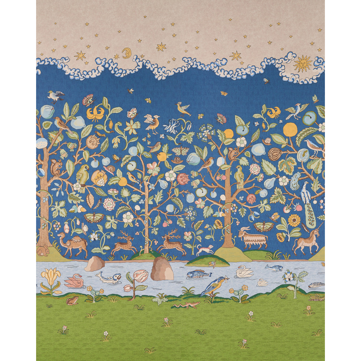 CHAUCER'S FOREST PANEL SET SLATE