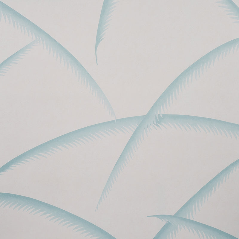 Schumacher DECO PALMS SEAGLASS  | Atlanta Fabrics