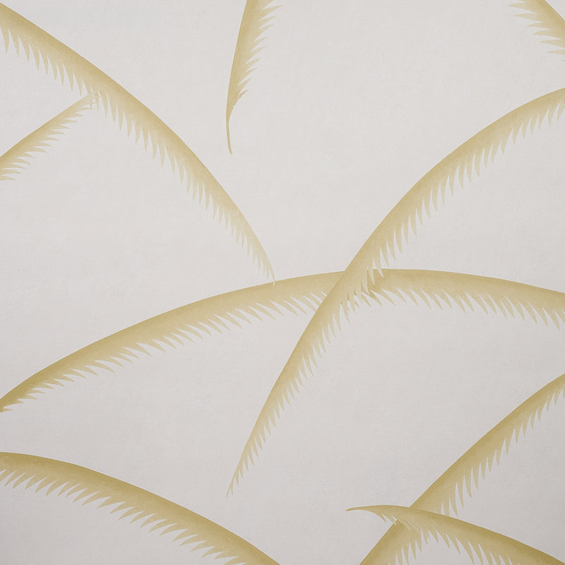 Schumacher DECO PALMS GOLD  | Atlanta Fabrics