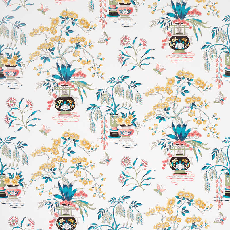 Schumacher MING VASE MULTI  | Atlanta Fabrics