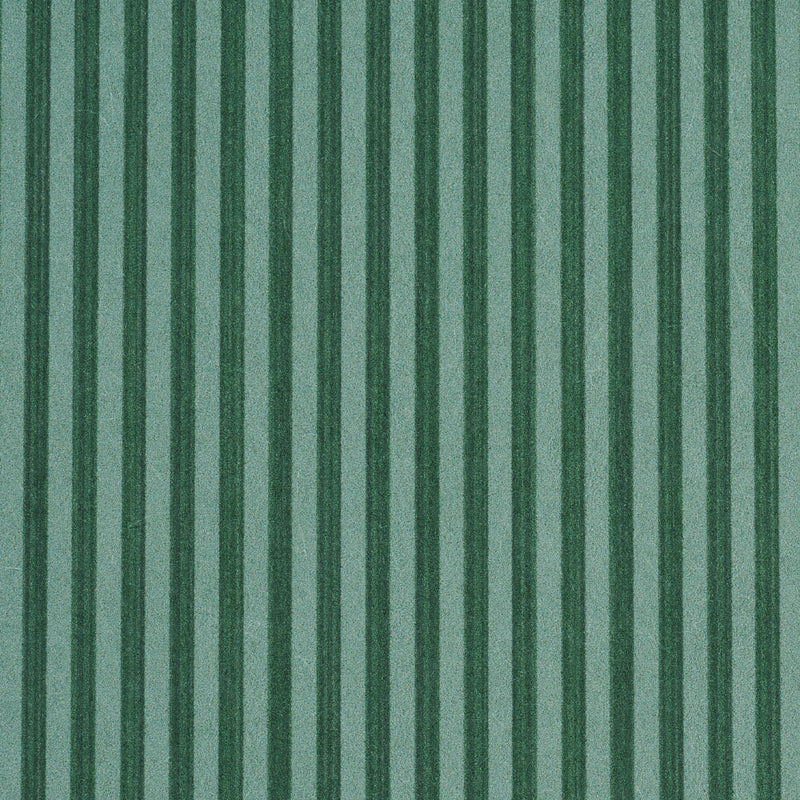 Schumacher EDWIN STRIPE NARROW DARK GREEN  | Atlanta Fabrics