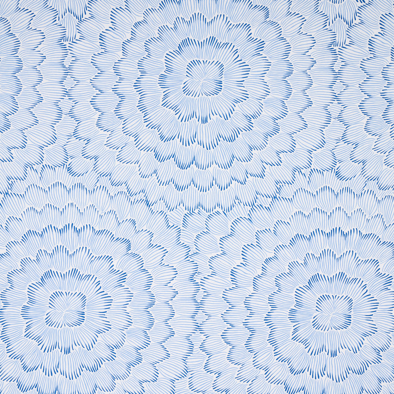 Schumacher FEATHER BLOOM BLUE  | Atlanta Fabrics