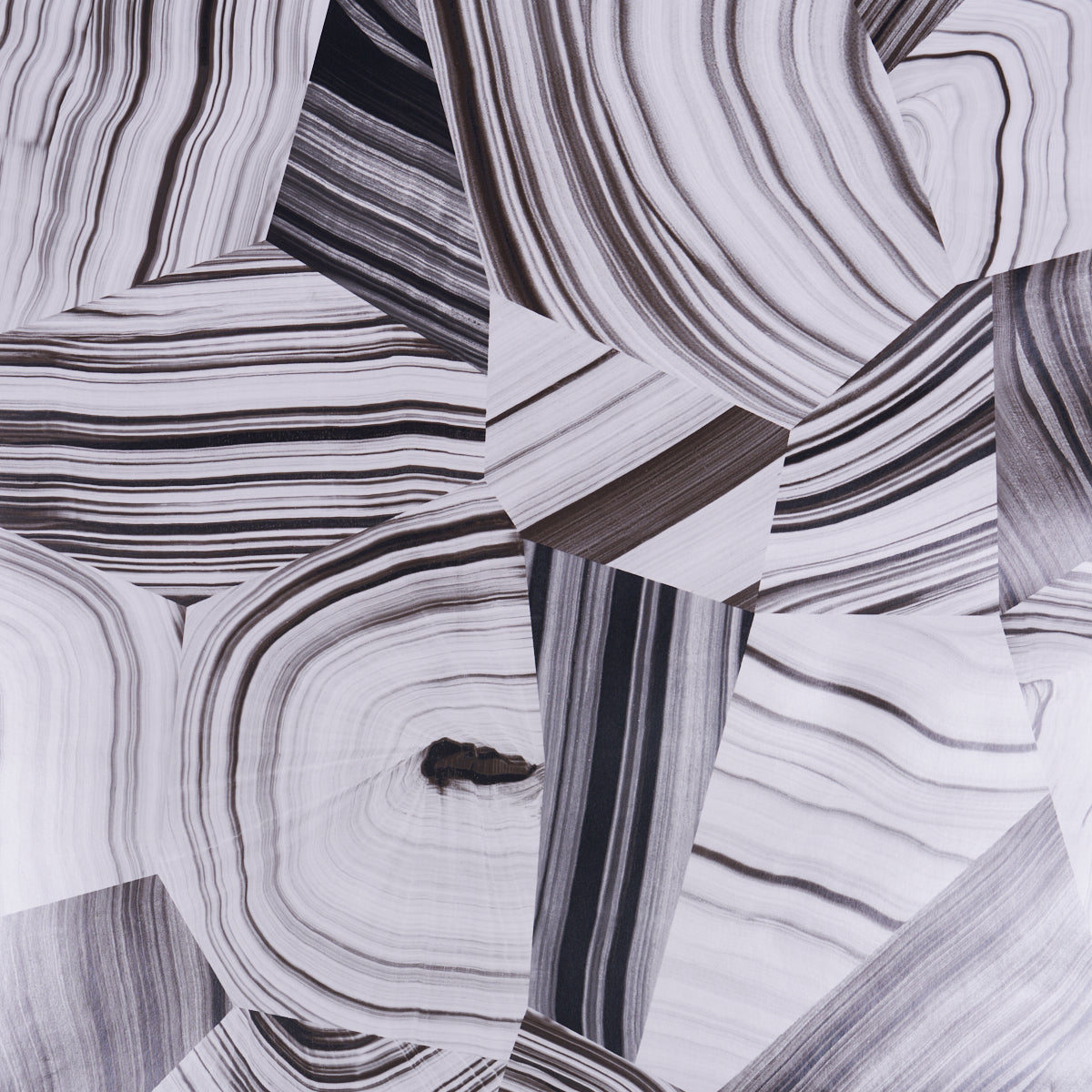 AGATE SLICE BLACK AND WHITE