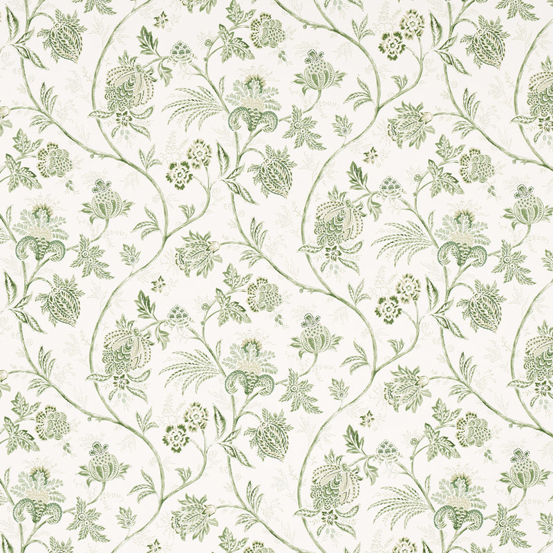 Schumacher CHINOISERIE VINE LEAF GREEN  | Atlanta Fabrics