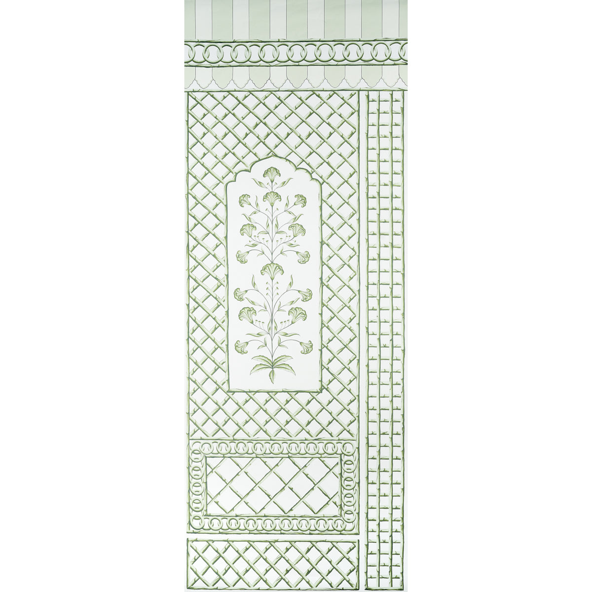 BAMBOO TRELLIS PANEL A GREEN