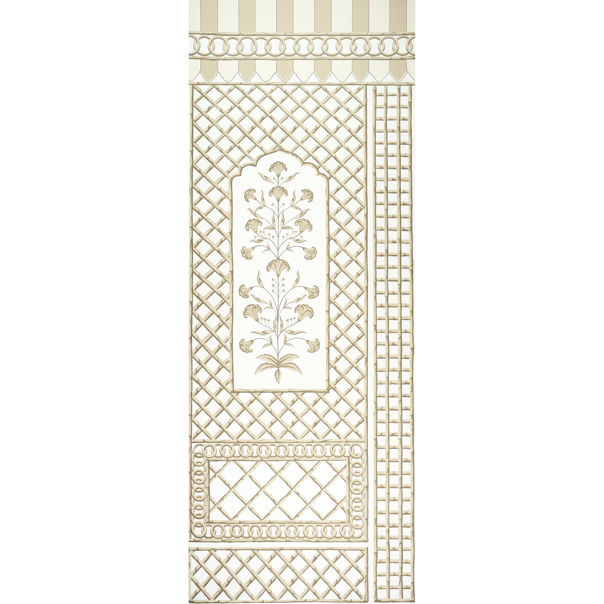 BAMBOO TRELLIS PANEL A NEUTRAL