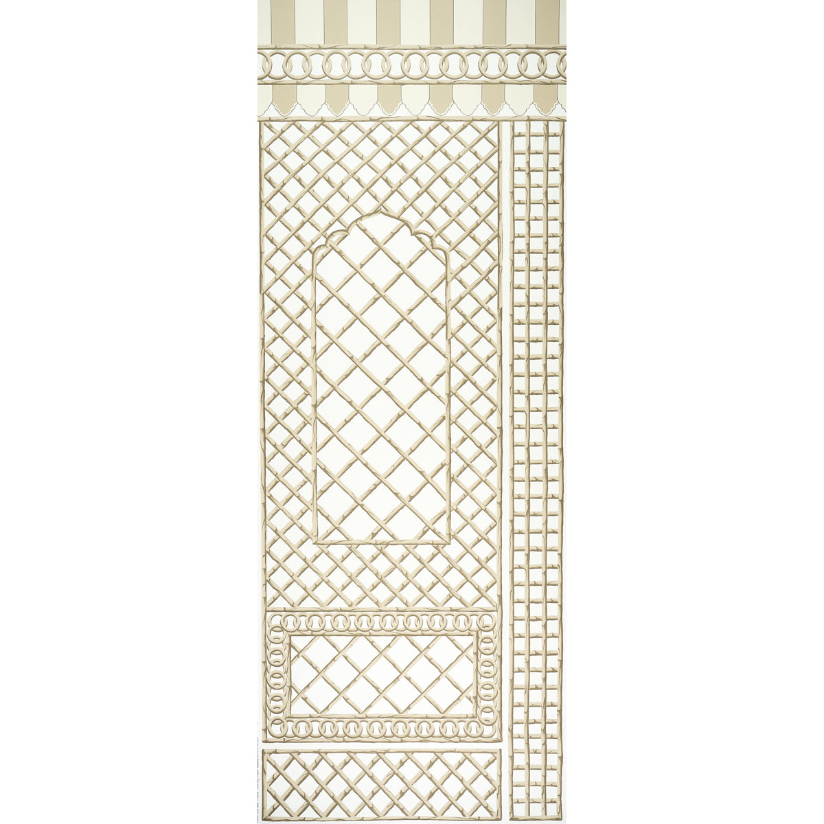 BAMBOO TRELLIS PANEL B NEUTRAL