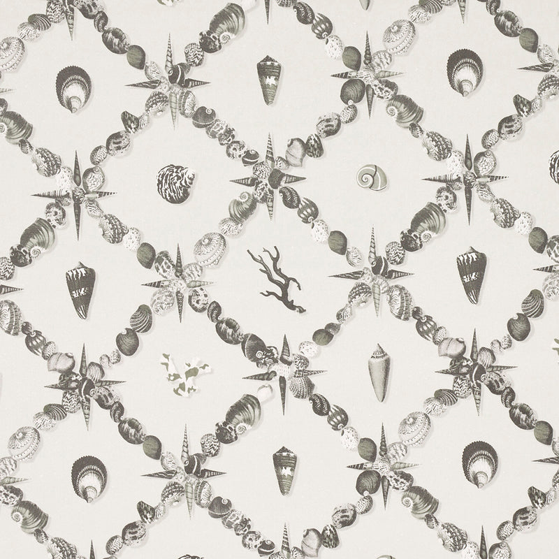 Schumacher GROTTO TREILLAGE GRISAILLE  | Atlanta Fabrics