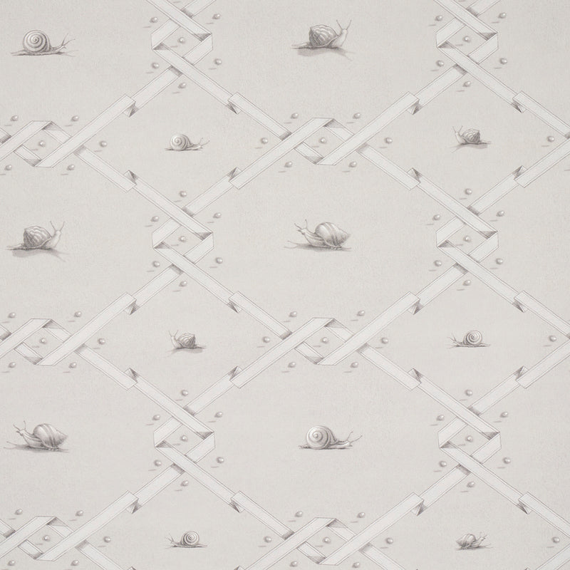 Schumacher OUVREZ MOI GREY  | Atlanta Fabrics