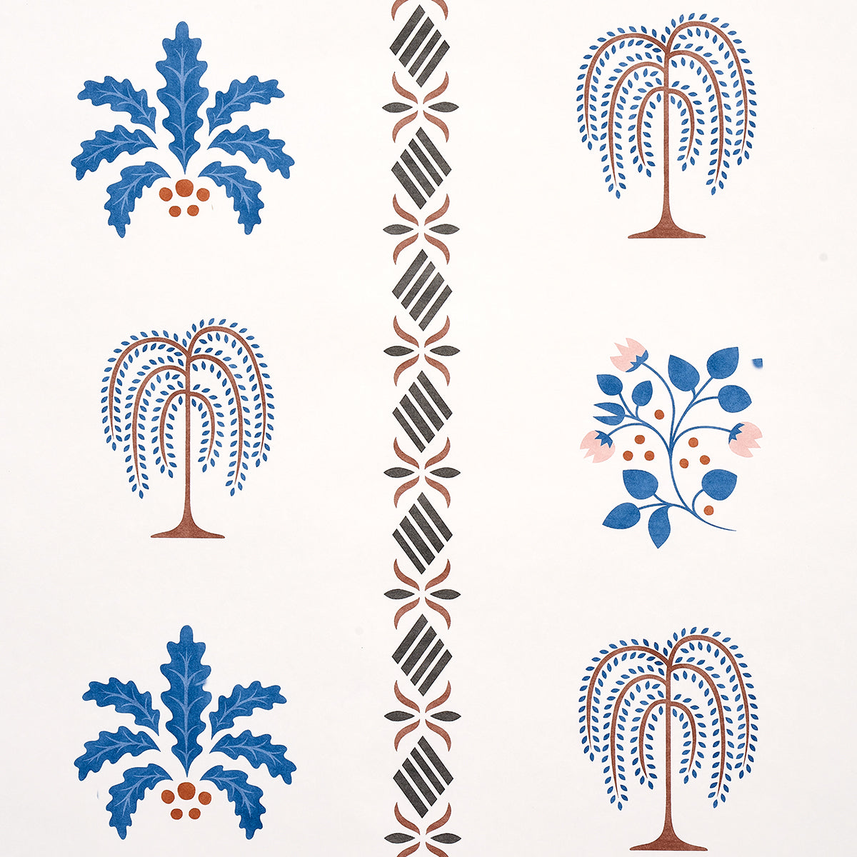 WILLARD HOUSE STENCIL BLUE