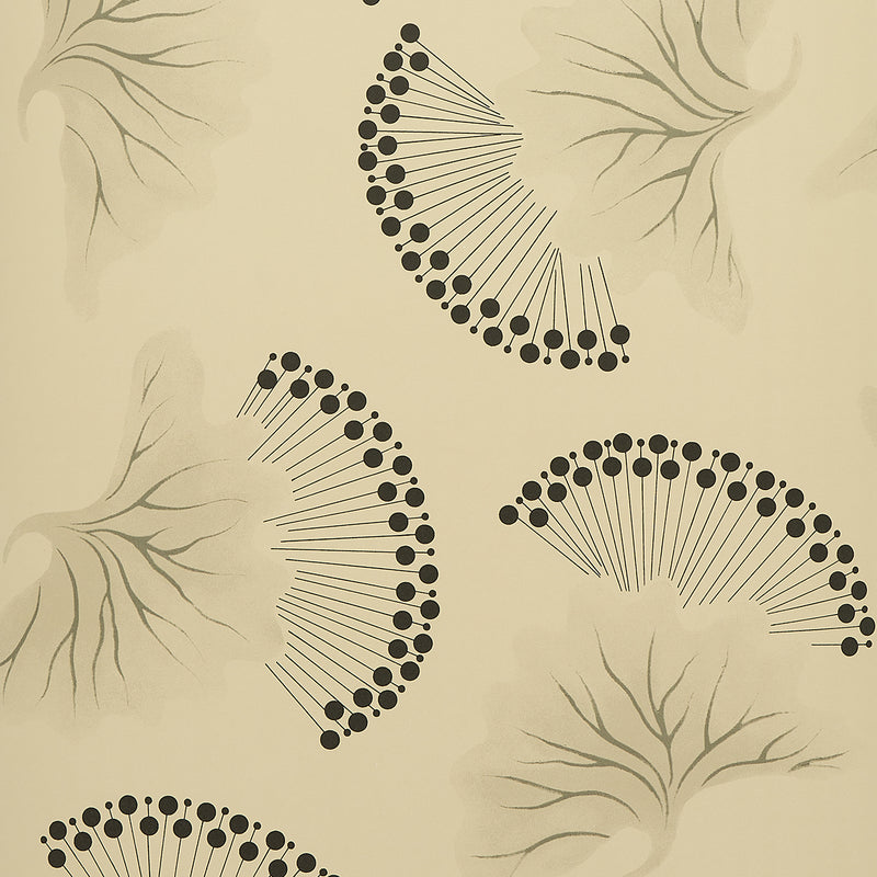 Schumacher ANEMONE BLACK & WHITE  | Atlanta Fabrics