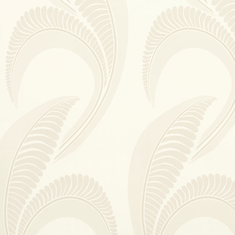 Schumacher BANANA LEAF IVORY  | Atlanta Fabrics
