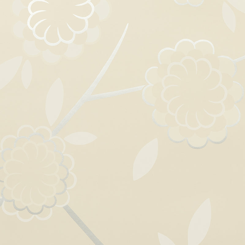 Schumacher BIRDTREE SILVER  | Atlanta Fabrics