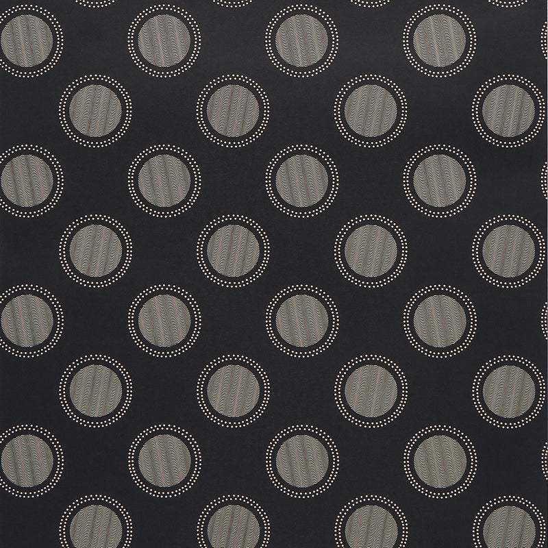 Schumacher WATERMARK BLACK & WHITE  | Atlanta Fabrics