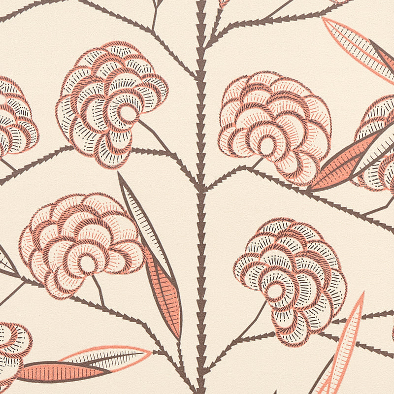 Schumacher JACOB'S TREE OLD ROSE  | Atlanta Fabrics
