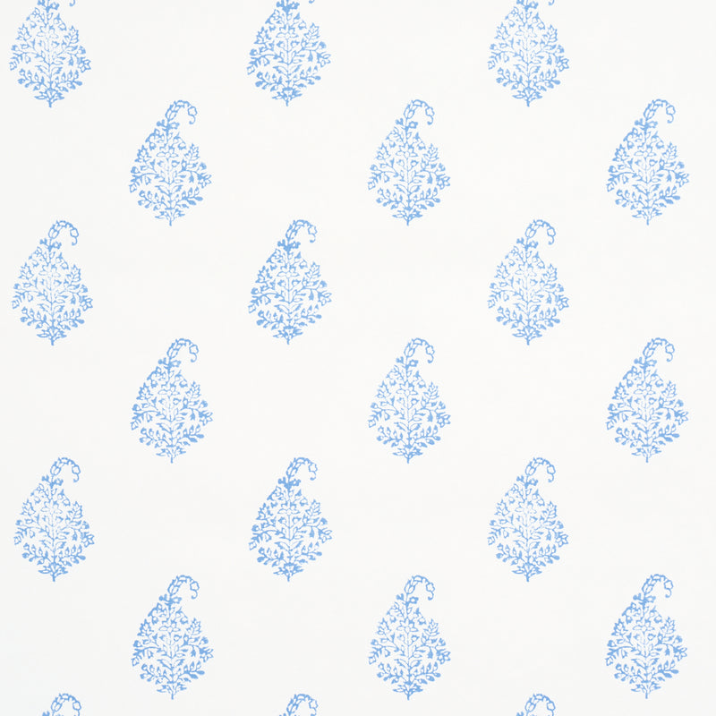 Schumacher KERALA PAISLEY II BLUE  | Atlanta Fabrics