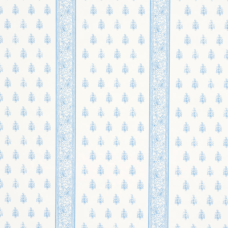 Schumacher KATSURA STRIPE II CHAMBRAY  | Atlanta Fabrics