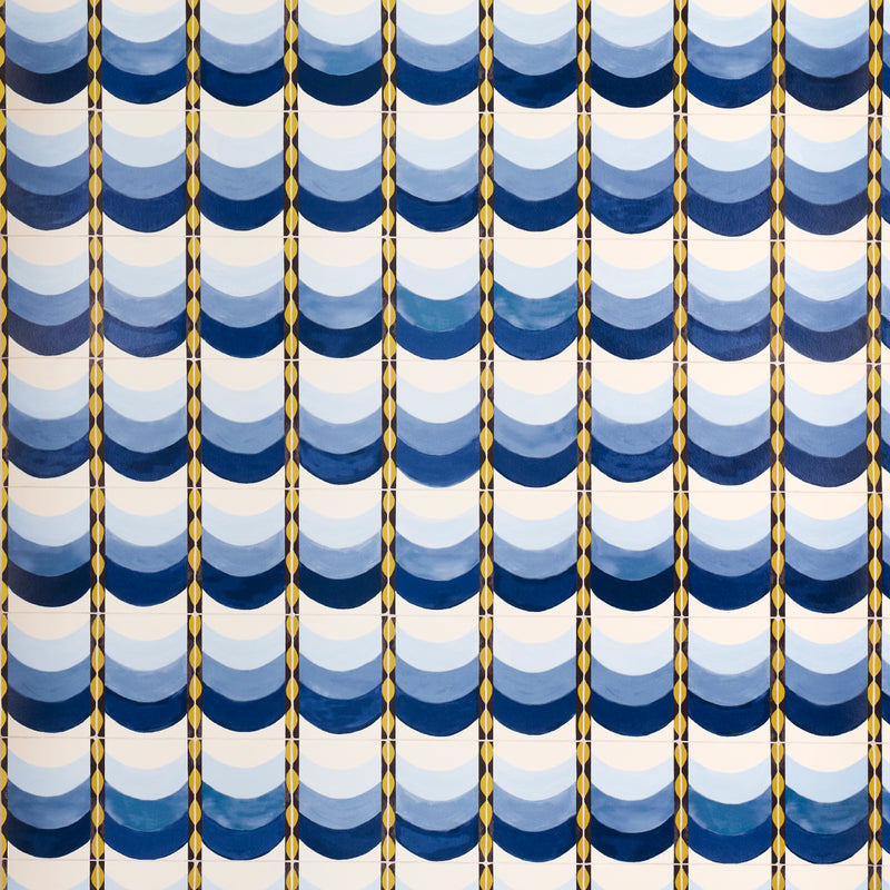 Schumacher SINTRA BLUE  | Atlanta Fabrics