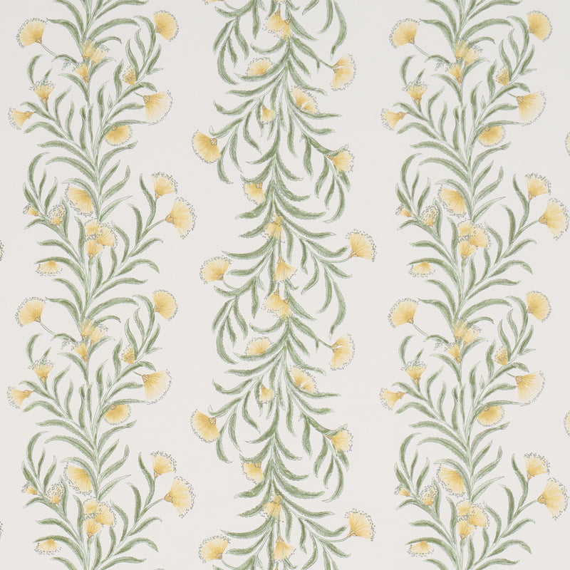Schumacher TASMANIAN MIMOSA MARIGOLD  | Atlanta Fabrics