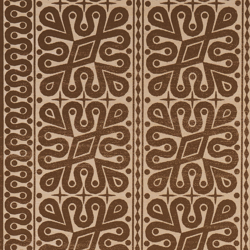 Schumacher Borneo Grasscloth Brown  | Atlanta Fabrics