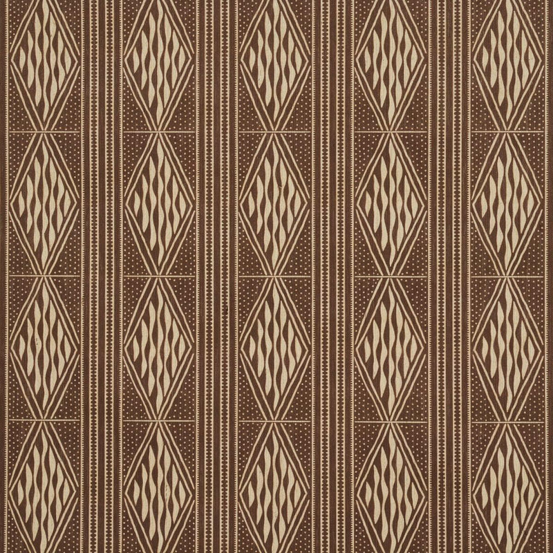 SCHUMACHER CASSAVA TOBACCO WALLCOVERING | Atlanta Fabrics