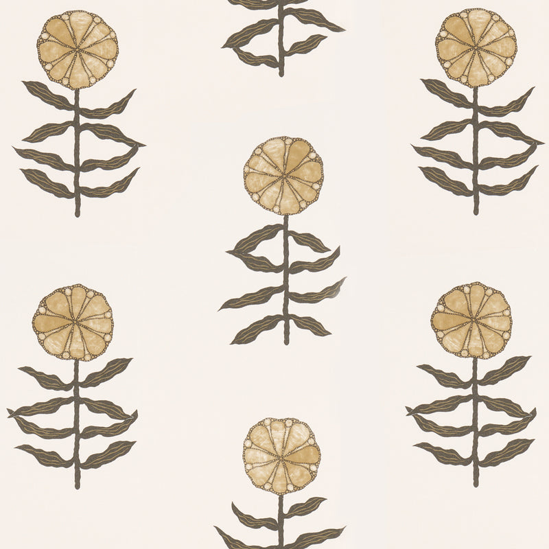 Schumacher PRETTY PETALS NEUTRAL  | Atlanta Fabrics
