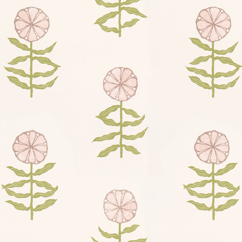 Schumacher PRETTY PETALS BLUSH  | Atlanta Fabrics