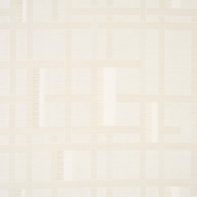 Schumacher AXEL PLAID WALLCOVERING PARCHMENT  | Atlanta Fabrics