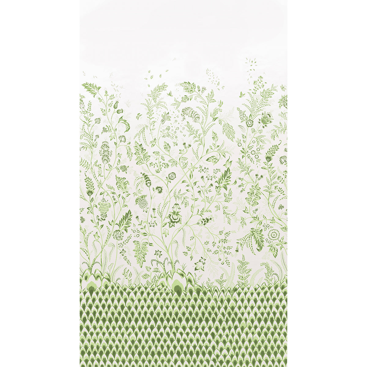 CHINOISERIE GRANDE PANEL SET LEAF GREEN