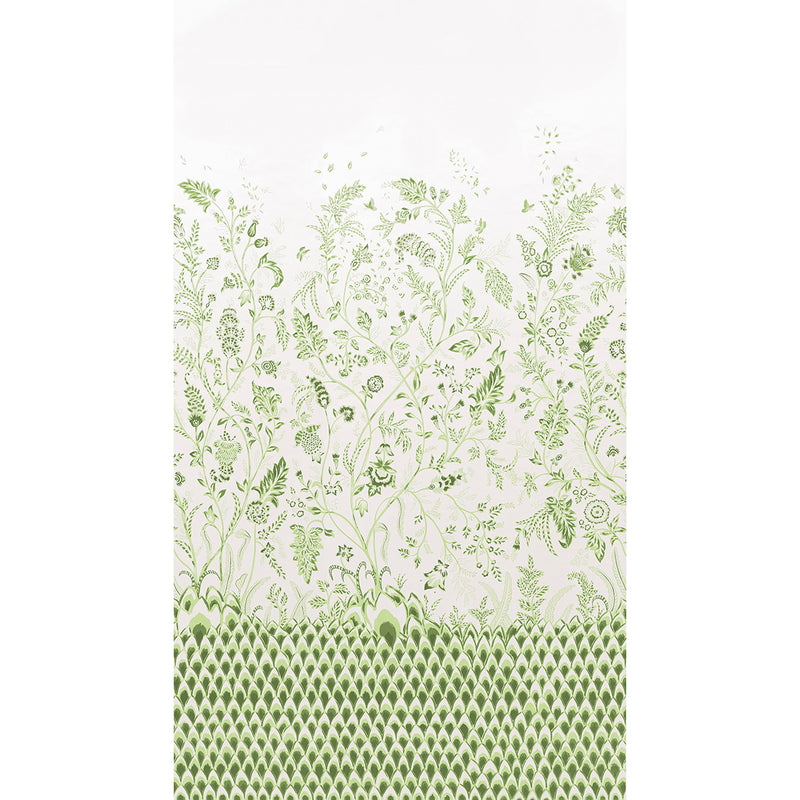 Schumacher CHINOISERIE GRANDE PANEL SET LEAF GREEN  | Atlanta Fabrics
