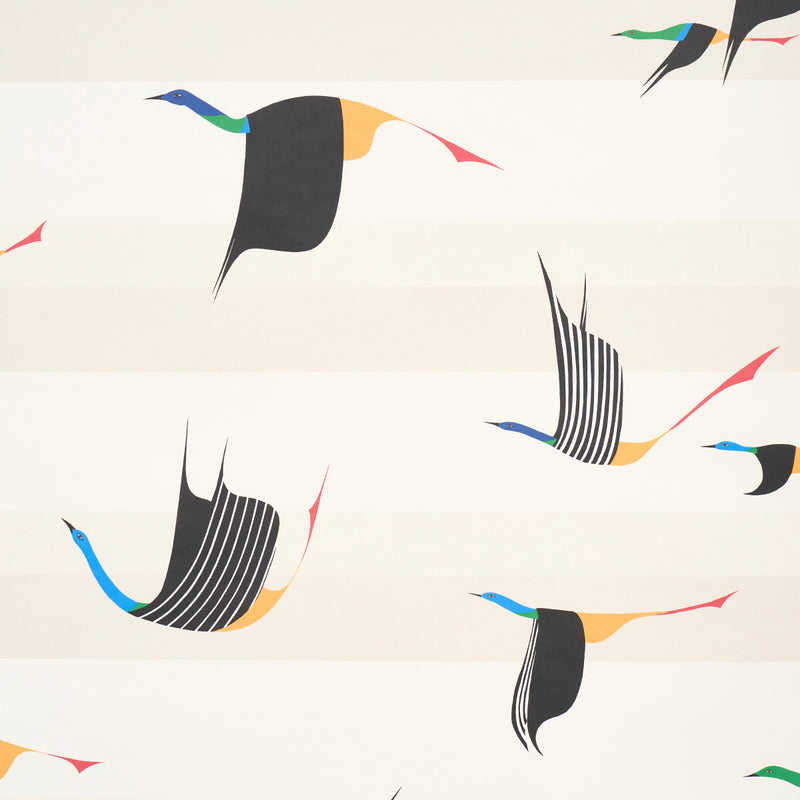 Schumacher FLYING WEST NEUTRAL  | Atlanta Fabrics